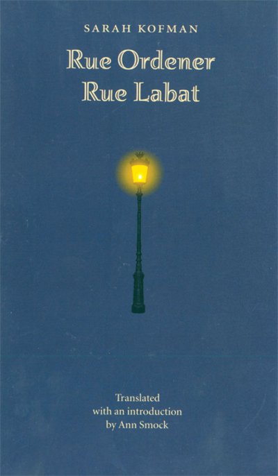 Cover for Sarah Kofman · Rue Ordener, Rue Labat - Stages (Paperback Bog) (1996)