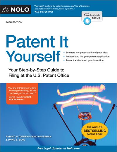 Cover for David Pressman · Patent It Yourself Your Step-By-Step Guide to Filing at the U. S. Patent Office (Book) (2020)