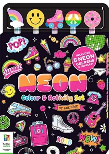 Neon Colour & Activity Set - 5-Pencil Sets - Hinkler Pty Ltd - Livres - Hinkler Books - 9781488945809 - 1 avril 2022