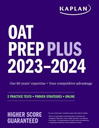 Cover for Kaplan Test Prep · OAT Prep Plus 2023-2024 (Paperback Book) (2023)
