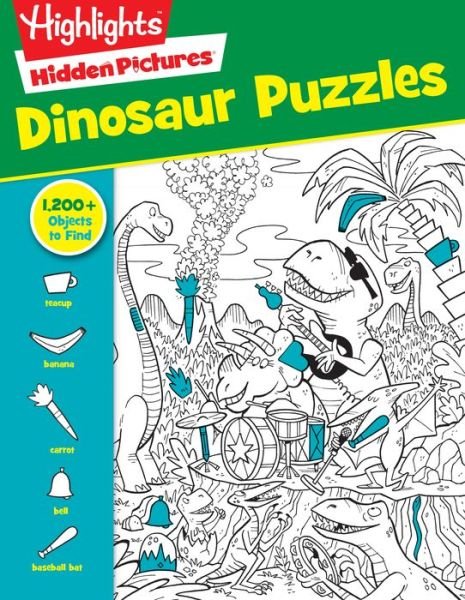 Cover for Highlights · Dinosaur Puzzles - Highlights Hidden Pictures (Pocketbok) (2017)