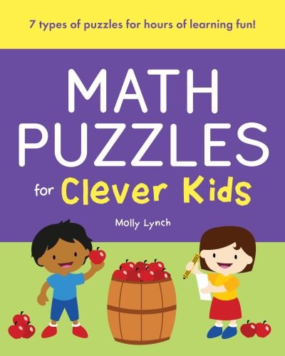 Cover for Molly Lynch · Math Puzzles for Clever Kids (Paperback Book) (2022)