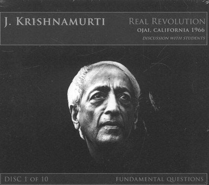 Cover for J. Krishnamurti · The Real Revolution Disc 1: Fundamental Questions (Hörbuch (CD)) (2007)