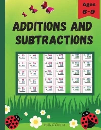 Cover for Tabitha Greenlane · Additions and Subtractions: Amazing Activity Book Double Digit, Triple DigitMath Workbook for ages 6-81st &amp; 2nd Grade Math (Pocketbok) (2022)