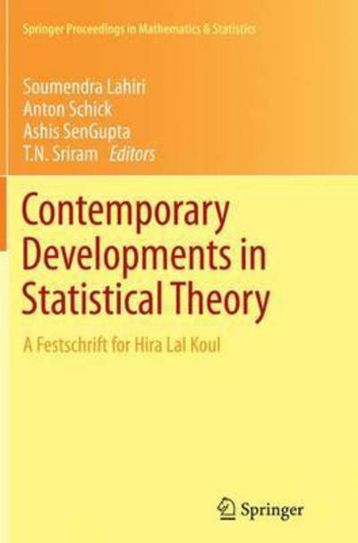 Contemporary Developments in Statistical Theory: A Festschrift for Hira Lal Koul - Springer Proceedings in Mathematics & Statistics (Paperback Book) [Softcover reprint of the original 1st ed. 2014 edition] (2016)
