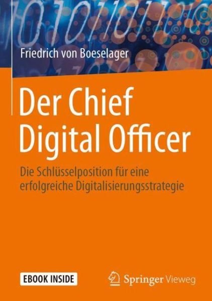 Cover for Boeselager · Der Chief Digital Officer (Bog) (2018)