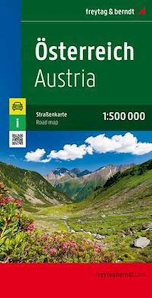 Cover for Freytag Berndt · Austria Road Map 1:500,000 (Landkart) (2022)