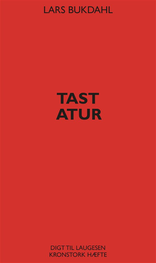 Cover for Lars Bukdahl · Tastatur (Bog) [1. udgave] (2022)