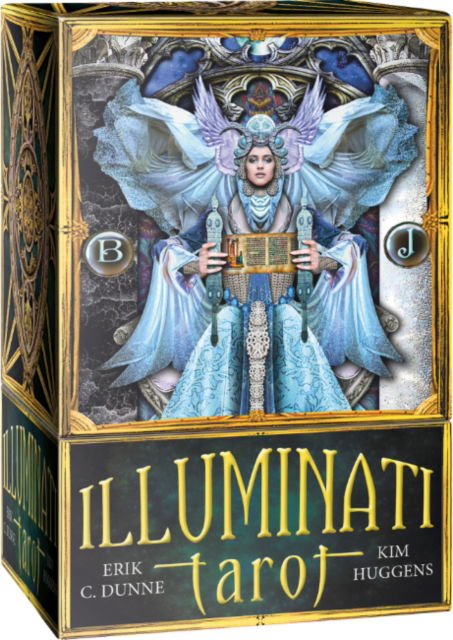 Cover for Huggens, Kim (Kim Huggens) · Illuminati Tarot (Flashcards) (2025)