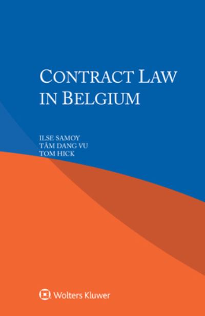 Cover for Ilse Samoy · Contract Law in Belgium (Paperback Book) (2022)