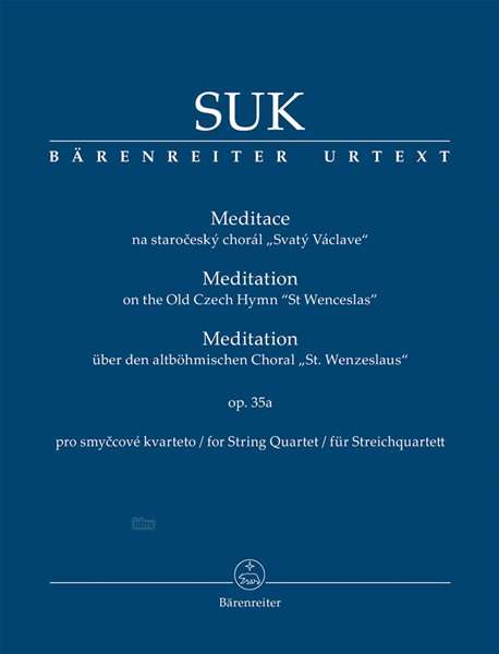 Cover for Suk · Meditation über den altböhmischen S (Book)