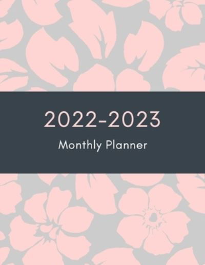 Cover for Lark Parker Press · 2022-2023 Monthly Planner: 2 Year Planner Monthly Calendar Schedule Organizer Two Year Diary Agenda Planner January 2022 to December 2023 (24 Months) Pink Floral Design Cover (Paperback Bog) (2021)