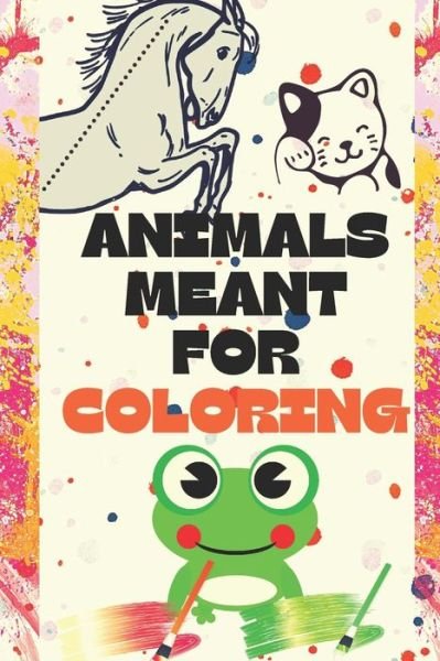 Cover for Peace Publishing · Animals meant for coloring (Paperback Bog) (2021)