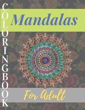 Cover for Demahom Cheriet · Mandala Coloring Book for Adult (Paperback Bog) (2020)