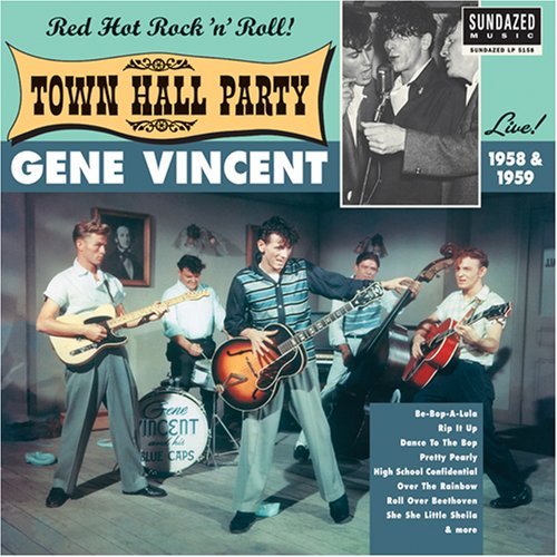 Cover for Gene Vincent · Live At Town Hall 58/59 (LP) (1990)