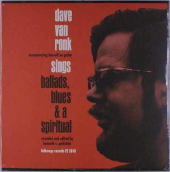 Cover for Dave Van Ronk · Ballards Blues &amp; a Spiritual (LP) (2019)