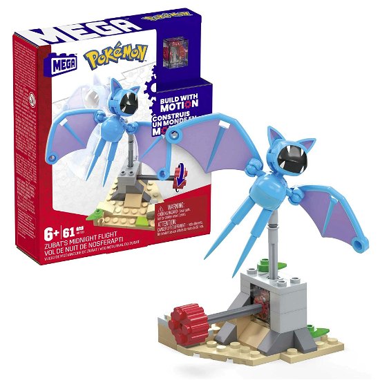 Mega Bloks - Pokemon Adventure Builder - Zubat's Midnight Flight - Mattel - Merchandise -  - 0194735107810 - 16. marts 2023