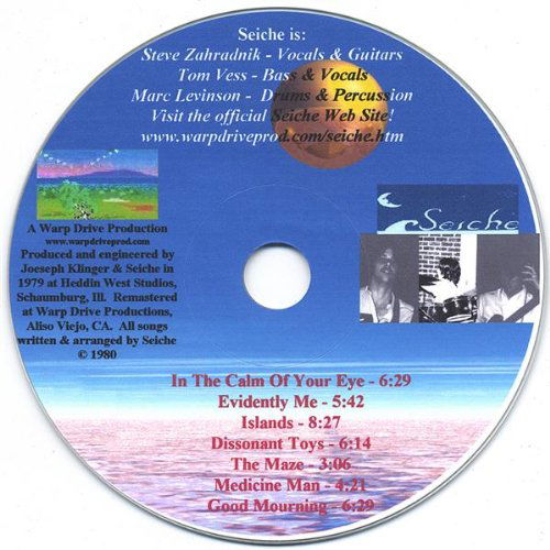 Cover for Seiche · 1979 Seiche Demo (CD) (2006)