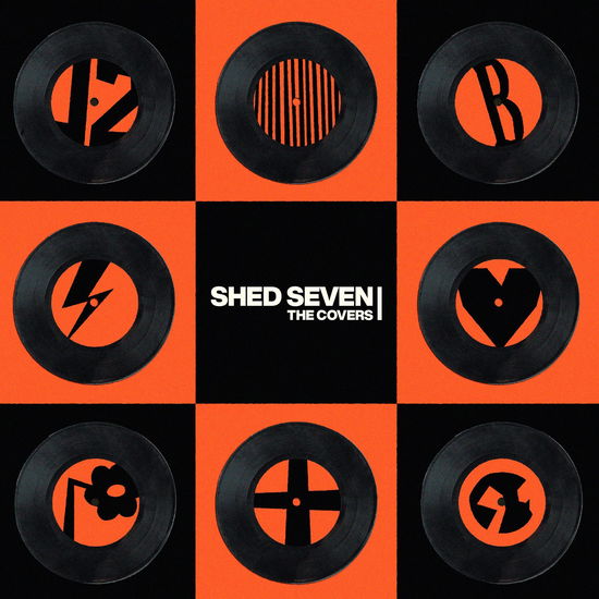 Cover for Shed Seven · The Covers (LP) [RSD 2025 Orange &amp; Black Splatter edition] (2025)