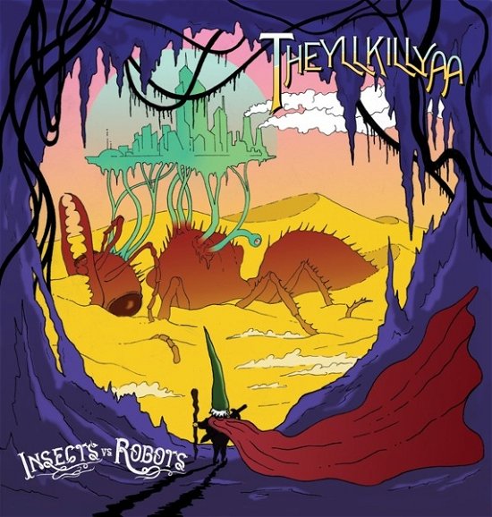 Cover for Insects vs. Robots · Theyllkillya (Purple Vinyl) (LP) [Coloured edition] (2018)