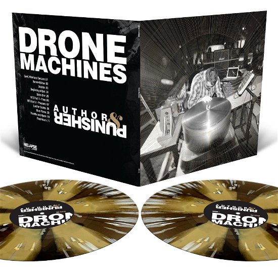 Cover for Author &amp; Punisher · Drone Machines (LP) [Custom Pinwheel With Splatter edition] (2024)