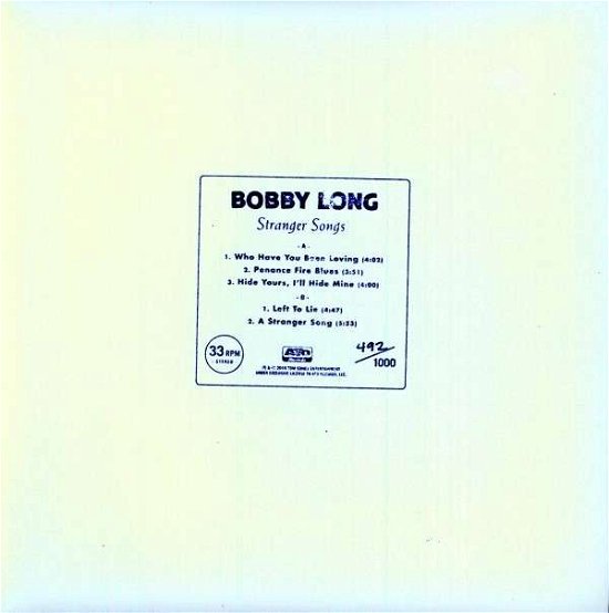 Cover for Bobby Long · Stranger Songs (LP) (2017)