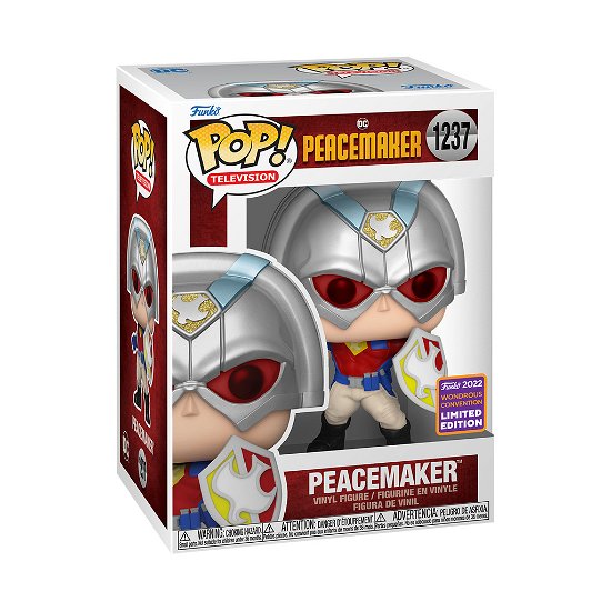 Funko Pop! Peacemaker - Peacemaker with Shield - DC Comics - Gadżety - FUNKO UK LTD - 0889698636810 - 1 listopada 2022