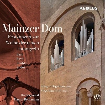 Mainz Cathedral: Festive Concert For The Consecration Of The New Cathedral Organs - Daniel Beckmann - Musiikki - AEOLUS - 4026798113810 - perjantai 7. huhtikuuta 2023