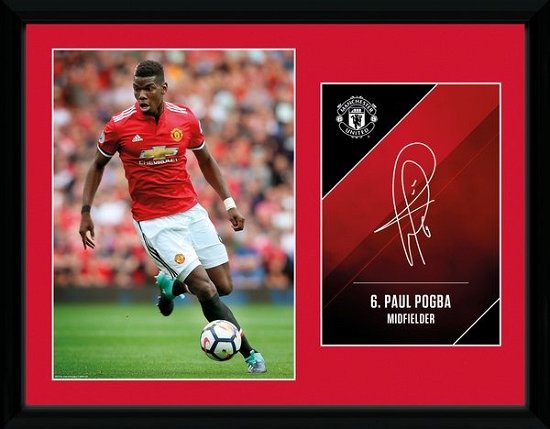 Cover for Manchester United · Manchester United: Pogba 17/18 (Stampa In Cornice 30X40 Cm) (MERCH)