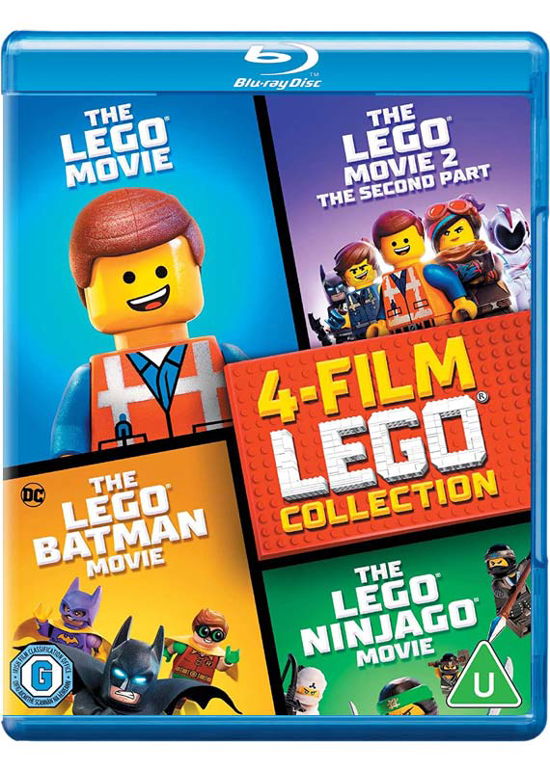 Cover for Lego 4film Collection BD · The Lego Movie Collection (4 Films) (Blu-ray) (2023)
