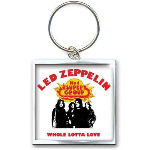 Led Zeppelin Keychain: Whole Lotta Love (Photo-print) - Led Zeppelin - Koopwaar - Live Nation - 123441 - 5055295336810 - 29 april 2014