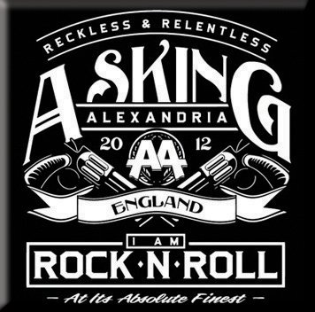 Cover for Asking Alexandria · Asking Alexandria Fridge Magnet: Rock n' Roll (Magneetti) (2014)