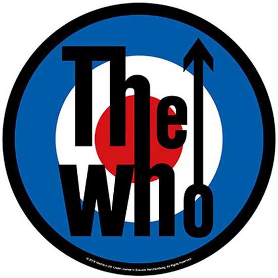 The Who Back Patch: Target - The Who - Produtos - PHD - 5055339788810 - 10 de fevereiro de 2020