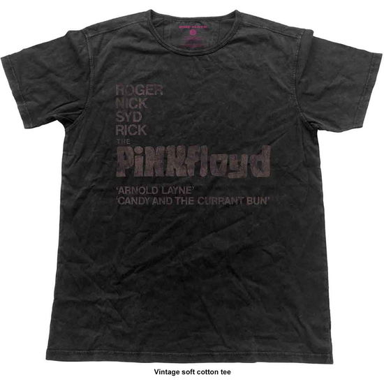 Pink Floyd Unisex Vintage T-Shirt: Arnold Layne Demo - Pink Floyd - Merchandise - Rockoff - 5055979993810 - 