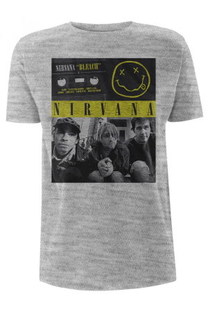 Nirvana Unisex T-Shirt: Bleach Cassettes - Nirvana - Marchandise - PHD - 5056012002810 - 15 août 2016