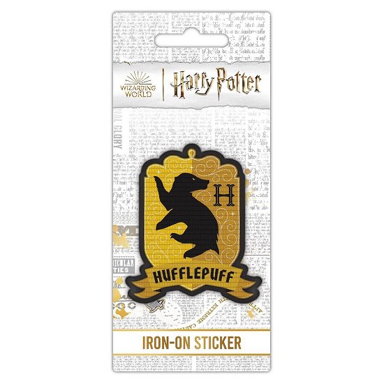 Cover for Harry Potter: Pyramid · Harry Potter (Hufflepuff) Iron-On Sticker (MERCH)