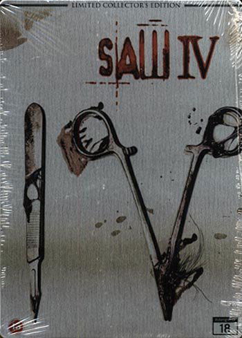 Cover for Saw 4 · Saw IV (2007) Steelbook [DVD] (DVD) (2024)