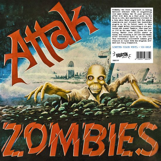 Cover for Attak · Zombies (Green Vinyl) (LP) (2023)