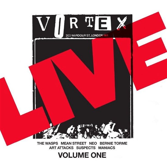 Cover for Live at the Vortex / Various · Live At The Vortex (LP) (2021)