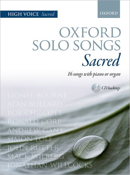 Cover for Oxford · Oxford Solo Songs: Sacred: 16 songs with piano or organ (Sheet music) [High voice book edition] (2010)