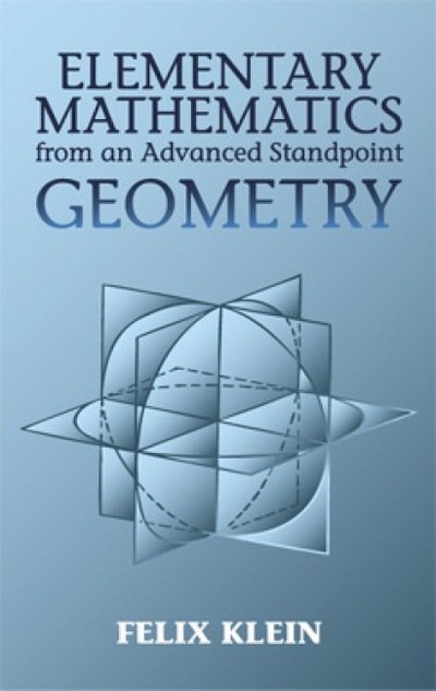 Cover for Felix Klein · Elementary Mathmatics from an Advan - Dover Books on Mathema 1.4tics (Taschenbuch) (2004)