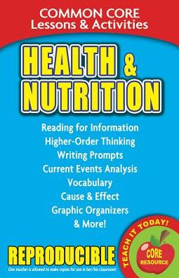 Cover for Carole Marsh · Health and Nutrition - Common Core Lessons and Activities (Book) (2015)