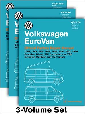 Volkswagen Eurovan Official Factory Repair Manual 1992-1999: Volkswagen Eurovan, Eurovan Multivan (Including Weekender), and Eurovan Cv Camper - Volkswagen of America - Books - Bentley (Robert) Inc.,US - 9780837616810 - October 3, 2011