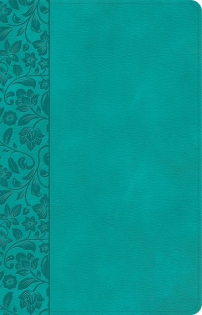Cover for Holman Bible Publishers · NASB Large Print Personal Size Reference Bible, Teal LeatherTouch (Book) (2022)