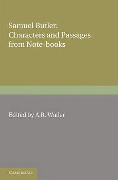 Cover for Samuel Butler · Samuel Butler: Characters and Passages from Note-Books (Paperback Book) (2012)