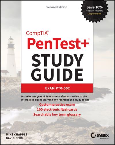 Cover for Chapple, Mike (University of Notre Dame) · CompTIA PenTest+ Study Guide: Exam PT0-002 - Sybex Study Guide (Taschenbuch) (2021)