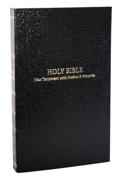 Cover for Thomas Nelson · KJV Holy Bible: Pocket New Testament with Psalms and Proverbs, Black Softcover, Red Letter, Comfort Print: King James Version (Paperback Bog) (2024)