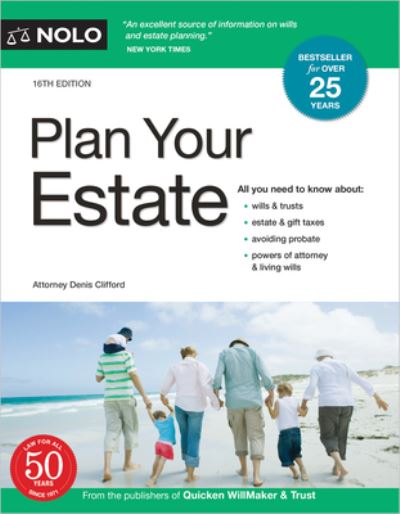 Plan Your Estate - Denis Clifford - Books - Nolo - 9781413329810 - April 26, 2022