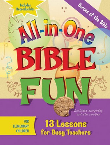 Cover for Abingdon Press Abingdon Press · All-in-one Bible Fun: Heroes of the Bible for Elementary Children (Paperback Book) (2010)