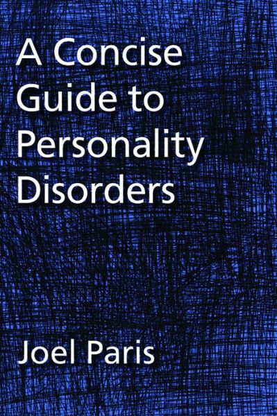 Cover for Joel Paris · A Concise Guide to Personality Disorders (Hardcover Book) (2015)